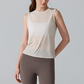 Wholesale Lightweight and Breathable Pilates Yoga Cover-up Sleeveless Sports Tank Top