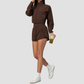 Wholesale Quick-Dry Sports Set – High Elasticity & Breathable Yoga Outfit