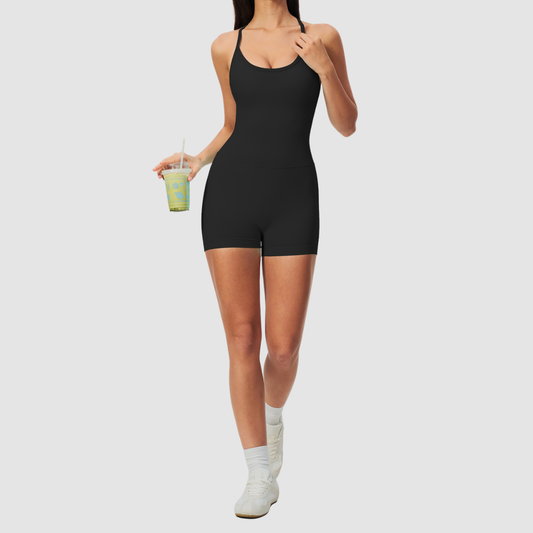Wholesale Women's Seamless Tank & Biker Shorts Yoga Set