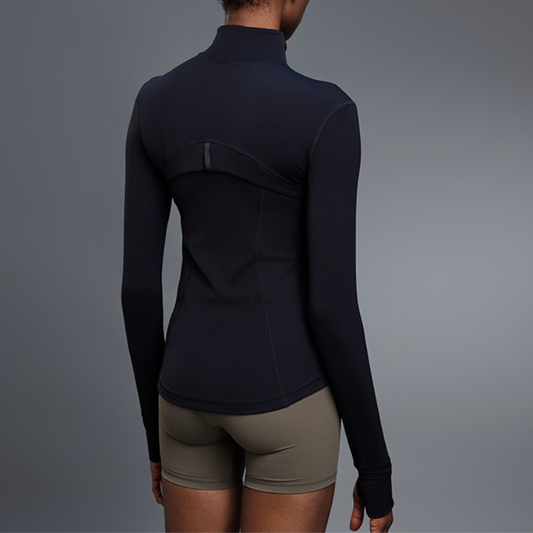 Wholesale Women's Stand Collar Zip-Up Yoga | Wonderxfans bulk activewear