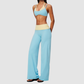 Wholesale Women’s Sports Bra & Wide-Leg Yoga Pants Set