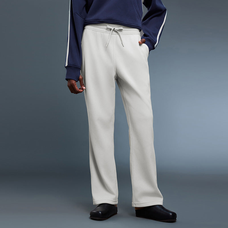 Fleece-Lined Thickened Straight Leg Pants