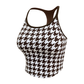 Wholesale Women's Halter Neck Printed Yoga Bra Top with Racerback
