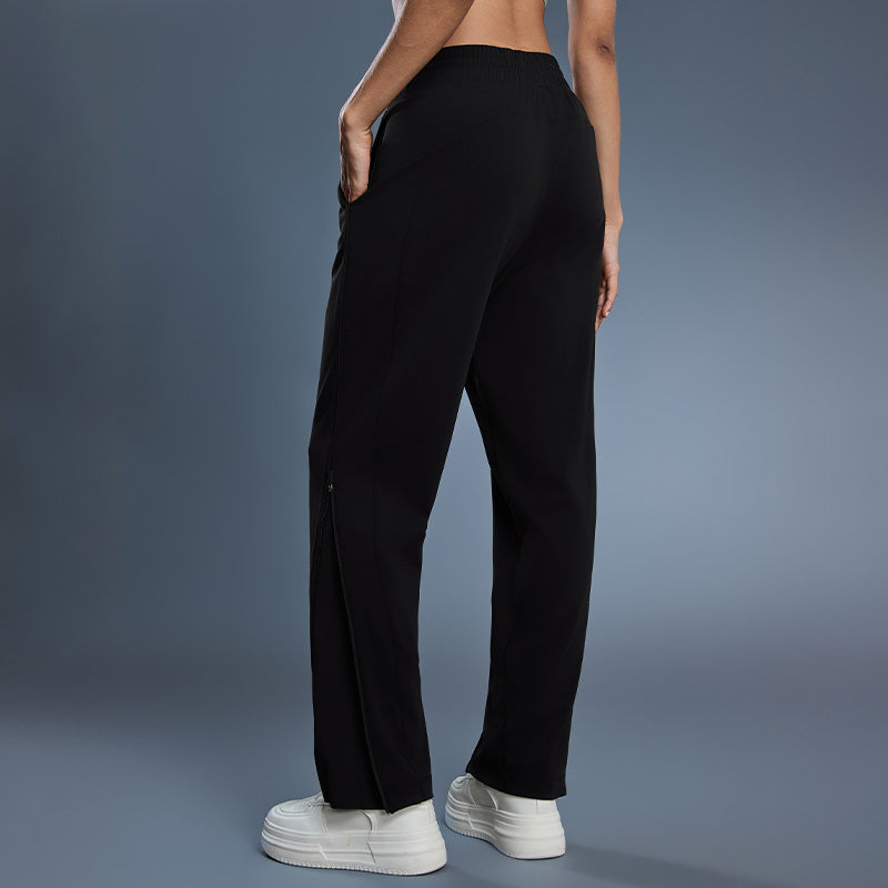 Breathable zippered casual sports pants