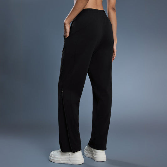 Breathable zippered casual sports pants