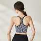 Wholesale Women's Halter Neck Printed Yoga Bra Top with Racerback