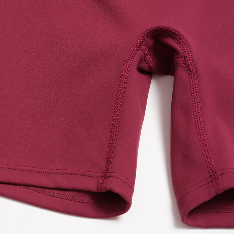 Wholesale women's solid color high-waisted shorts