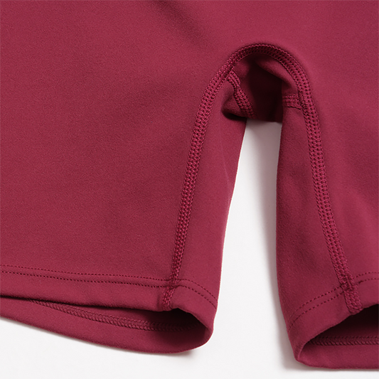 Wholesale women's solid color high-waisted shorts