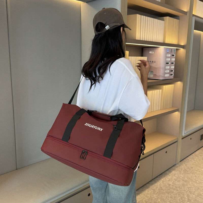 Large-capacity Dry-wet Separated Convertible GYM Duffel Bag