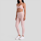 Wholesale High-Waist Yoga Leggings+Naked-Feel Bra Set