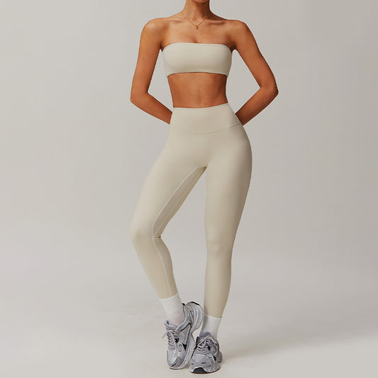 Wholesale Nude tube top with sports | Wonderxfans bulk activewear