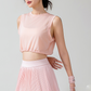 Wholesale Women's Crop Sleeveless Yoga Top – Quick-Dry Breathable Rayon Blend