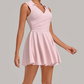 Wholesale Women's Quick-Dry Tennis Dress – Separate Shorts Anti-Exposure Pleated Yoga Skirt