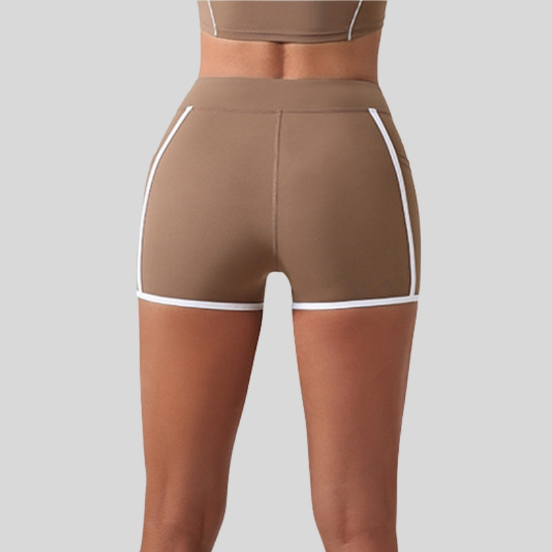 Contrasting Yoga Fitness Shorts