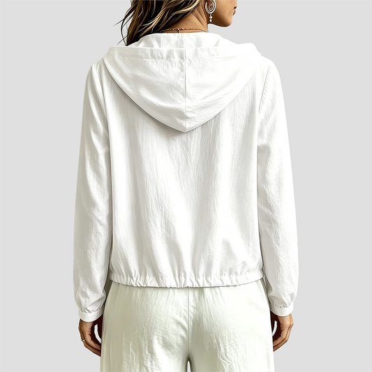 Wholesale Women's Fashion Casual Button Hooded Long Sleeve Shirt – European style fashion casual shirt
