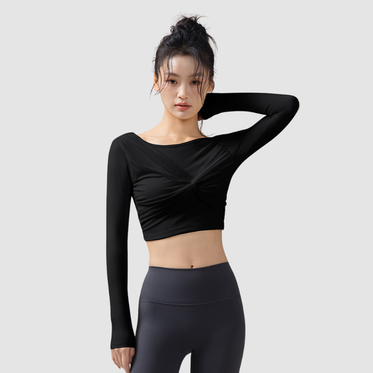 Wholesale Slim Fit Long Sleeve Yoga | Wonderxfans bulk activewear