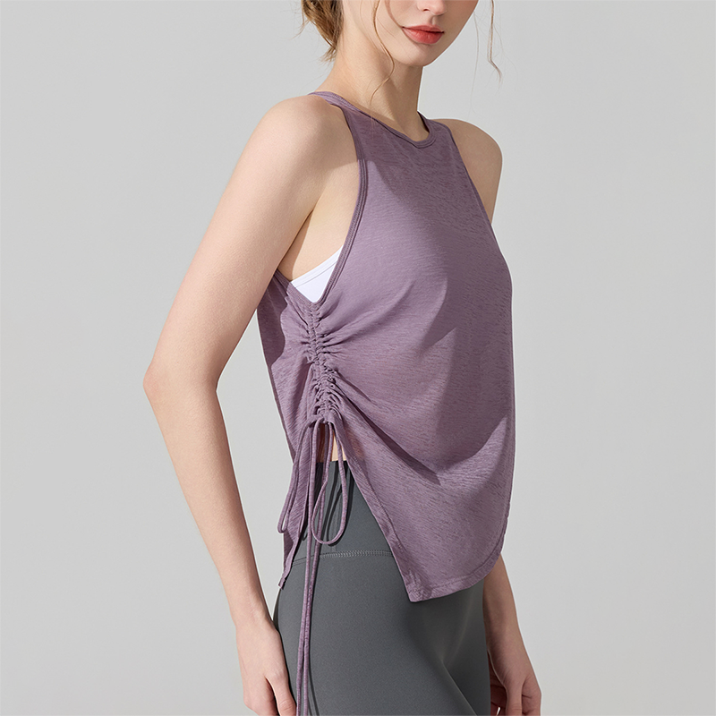 Wholesale Pilates Yoga Cover-up Sleeveless Sports Tank Top