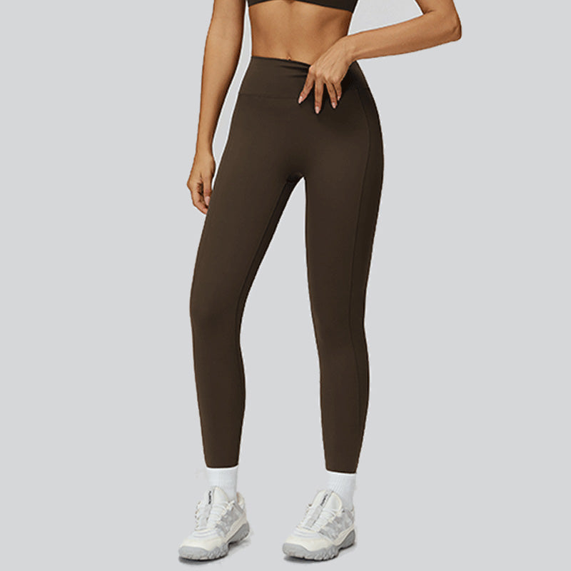 High-waisted, hip-lifting, slimming sports leggings