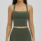 Wholesale fake two contrasting cross back top