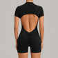 Wholesale Hip-High Halter-Neck Backless Bodysuit