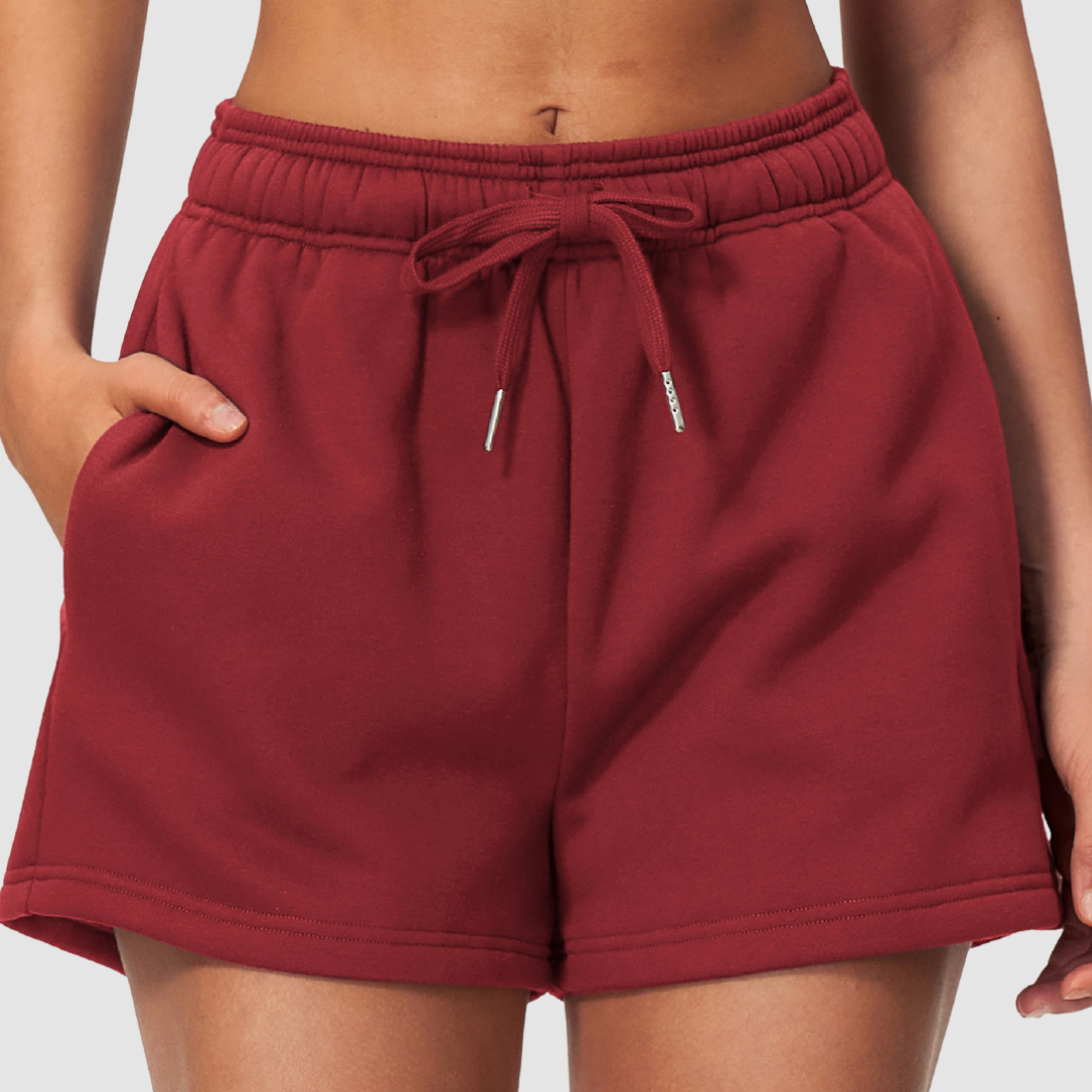Wholesale Women's Warm Wide-Leg Sport Shorts – Relaxed Drawstring