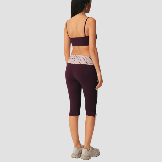 Wholesale Women's Polka Dot Yoga Set – Bra + Fitted Bottoms