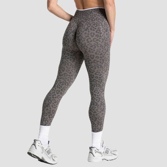 Wholesale Women's Seamless Leopard Print High-Waist Yoga Leggings