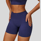 Seamless V-shaped back waist quick-drying shorts