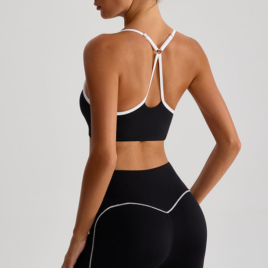 Wholesale Contrasting color Sports Bra | Wonderxfans bulk activewear