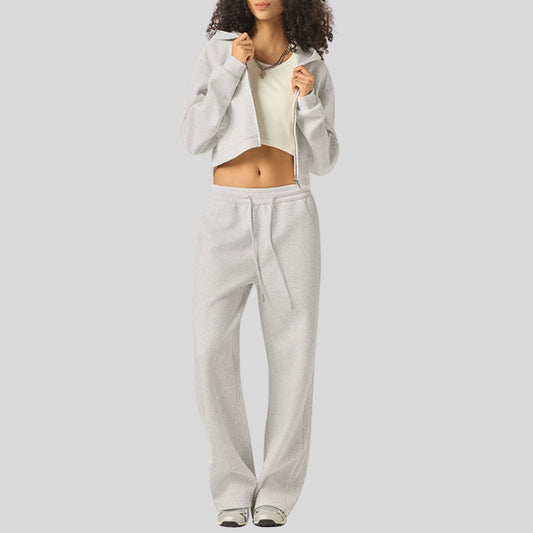 Wholesale Short hooded sweatshirt and sweatpants | Wonderxfans bulk activewear