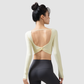 Wholesale Slim Fit Long Sleeve Yoga Top