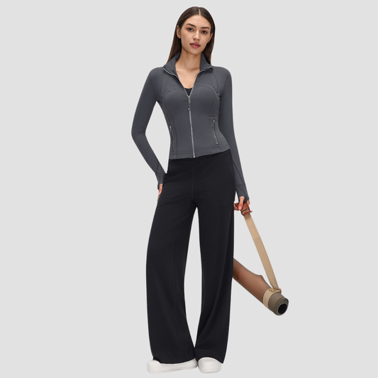 Wholesale Women's Stand-Collar Zip sports cycling Jacket