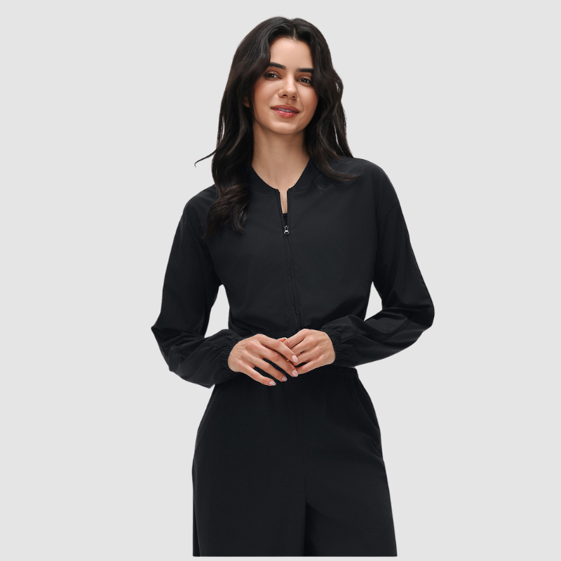 Wholesale Short Outdoor Casual Zipper Thin Jacket