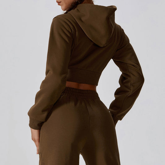 Wholesale Casual loose long sleeve zipper | Wonderxfans bulk activewear