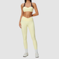 Wholesale Women's Color-Block Sports Bra & Leggings Two-Piece Set