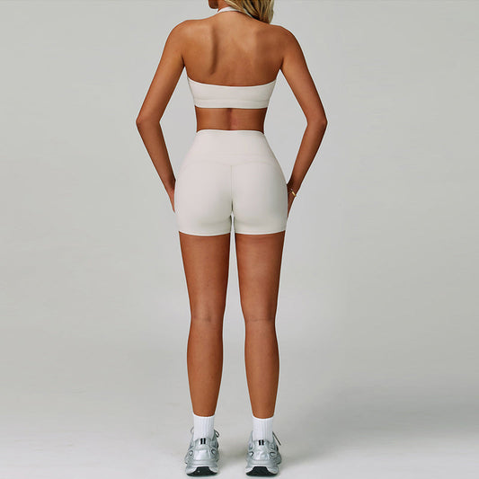 Wholesale Halter Sports Bra + High-waisted | Wonderxfans bulk activewear