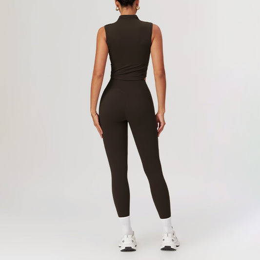 Wholesale High Collar Sports Tank Top | Wonderxfans bulk activewear