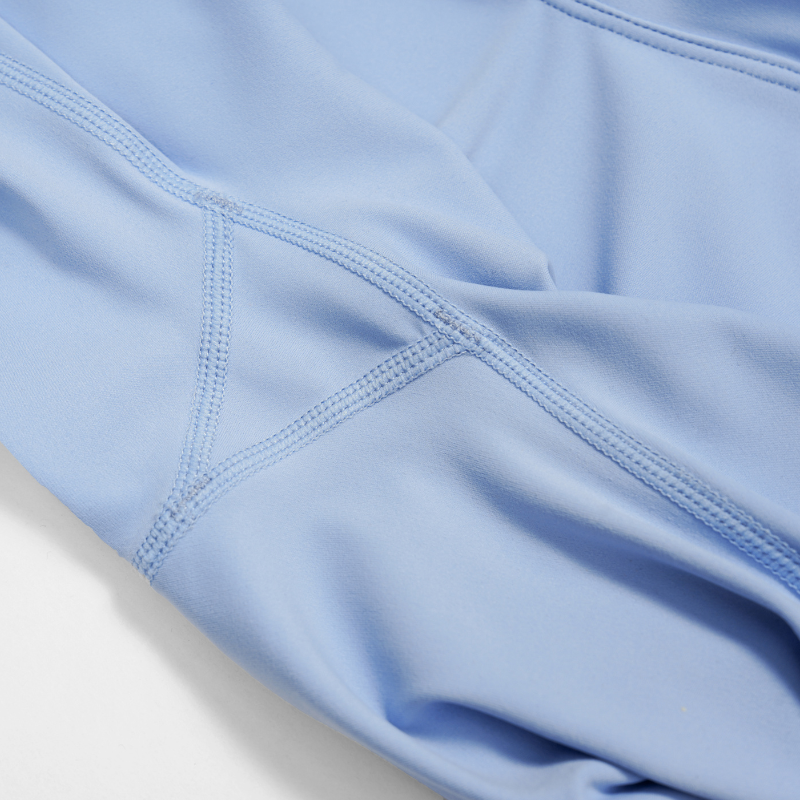 Removable Bra Pad Tank top+Pleated waistband sport leggings 2-piece set