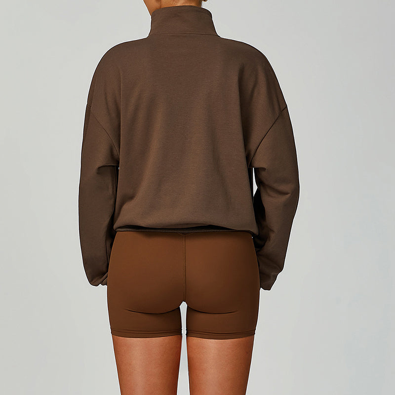 Loose Stand Collar Jacket