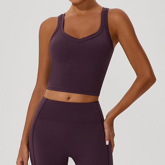 Wholesale Racerback sleeveless fitness yoga tank | Wonderxfans bulk activewear
