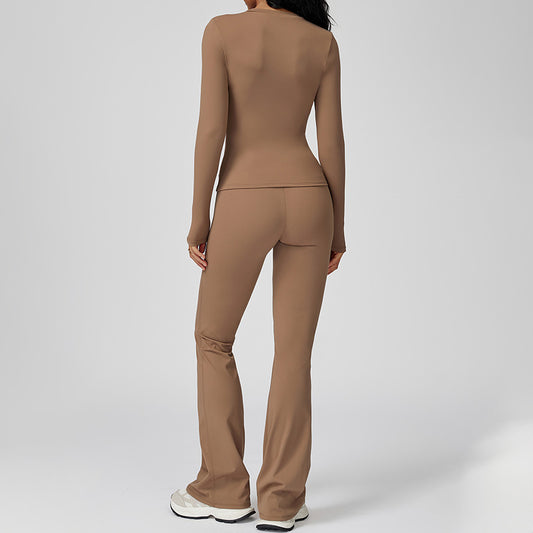 Wholesale round neck long sleeve top | Wonderxfans bulk activewear