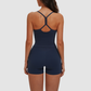 Wholesale yoga tank top with bra pads + shorts