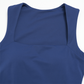 Wholesale Women's Bare-Feel Square Neck Yoga Jumpsuit with Chest Pad & Capri Shorts