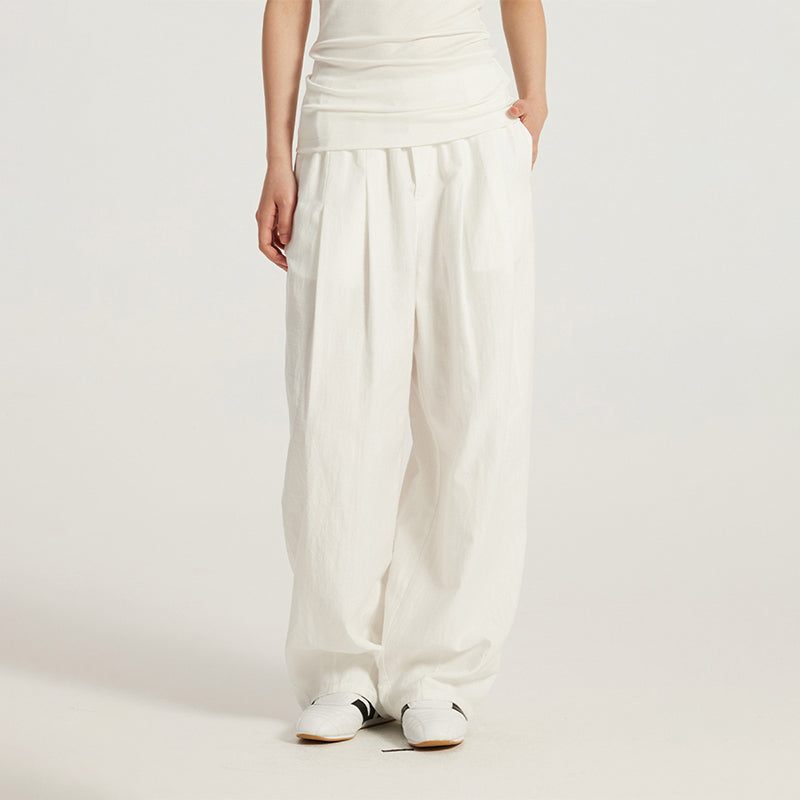 Loose wide-leg casual pants