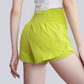 Wholesale Women's Fake Two-Piece Yoga Shorts – Quick-Dry Anti-Exposure