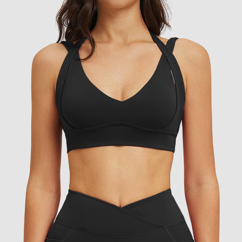 Wholesale halter-neck sports bras