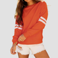 Wholesale Contrast Color Pullover Sweatshirt – Loose Casual Knitted Top