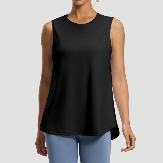 Wholesale Women's Loose Mesh Back Quick-Dry Yoga Tank Top