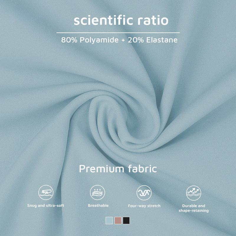 Snug-Fit Square-Neck Long Sleeve