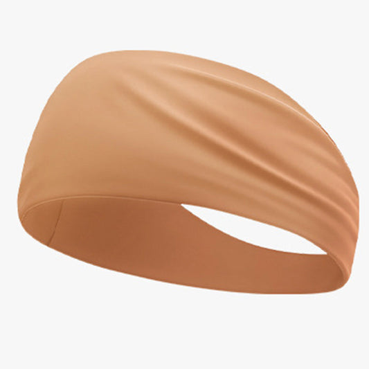 Quick-dry wide elastic sweat-absorbent sports headband